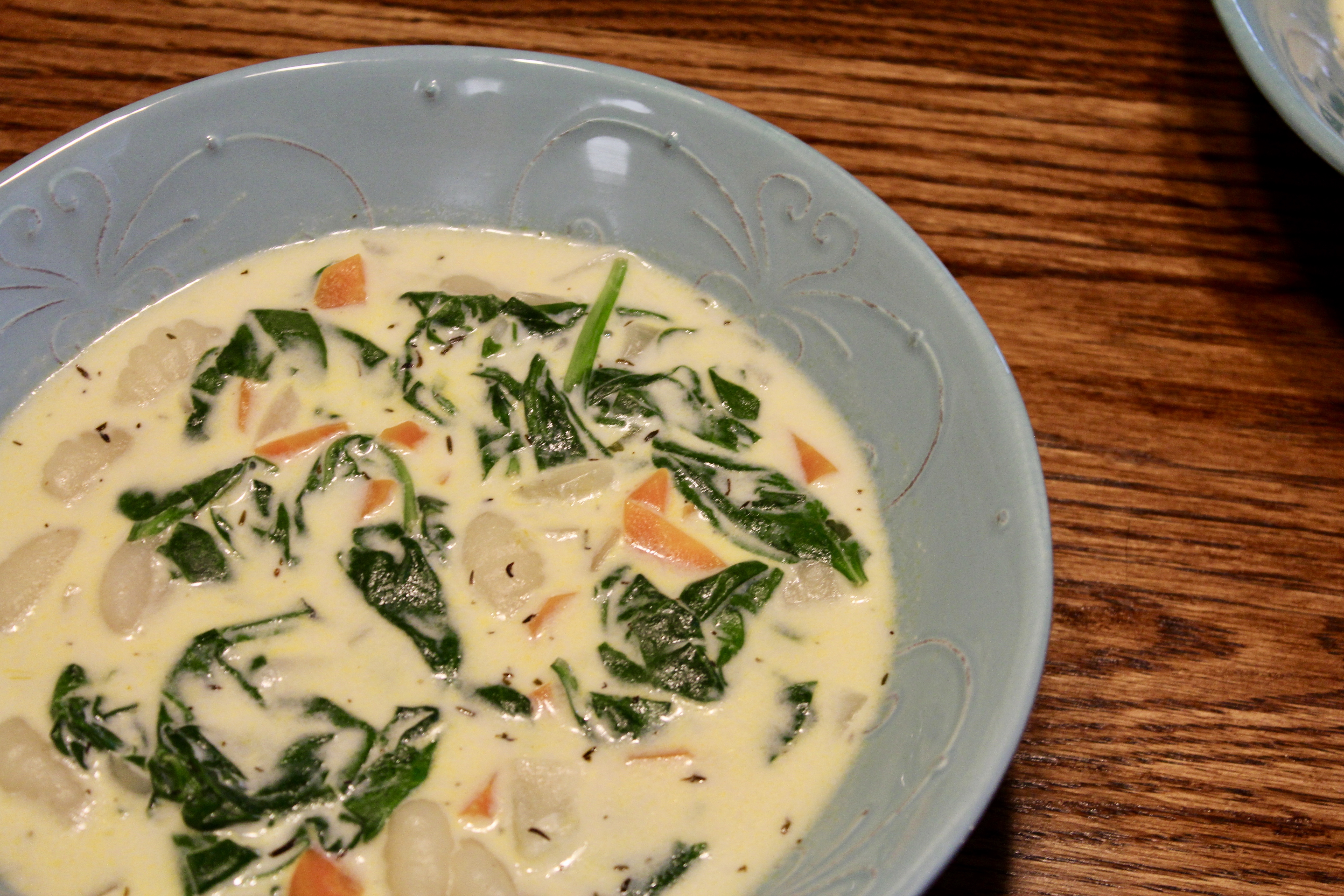 Spinach Gnocchi Soup